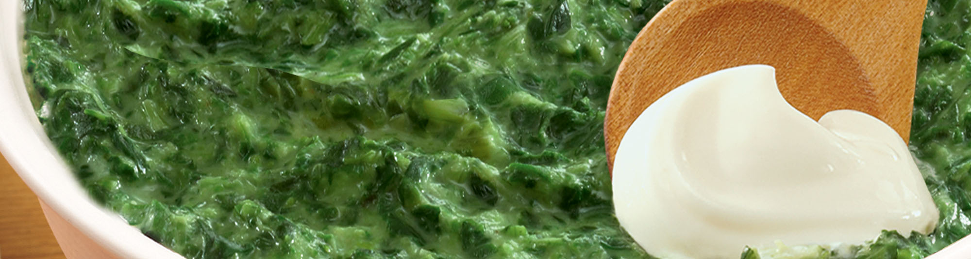spinazie met roomsaus