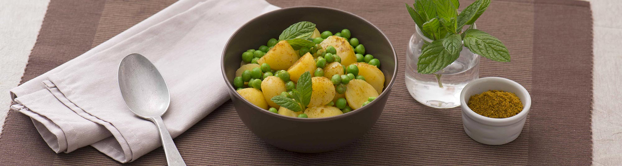 Aardappel & Erwten Curry