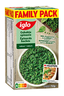 spinazie natuur fijngehakte