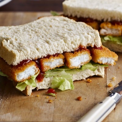 Broodje iglo Fish Sticks- Ketchup sandwich