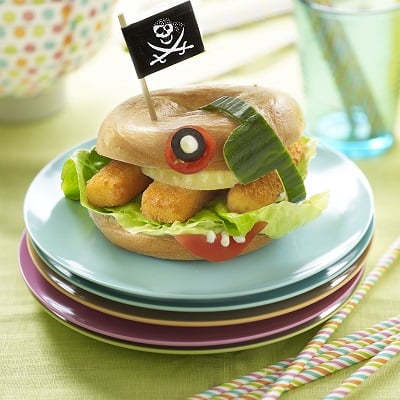 Broodje iglo Fish Sticks - Piratenbagel